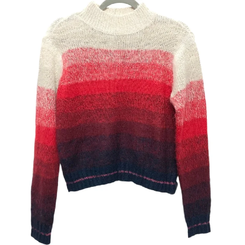 Sweater By American Eagle In Blue Red & White, Size: S