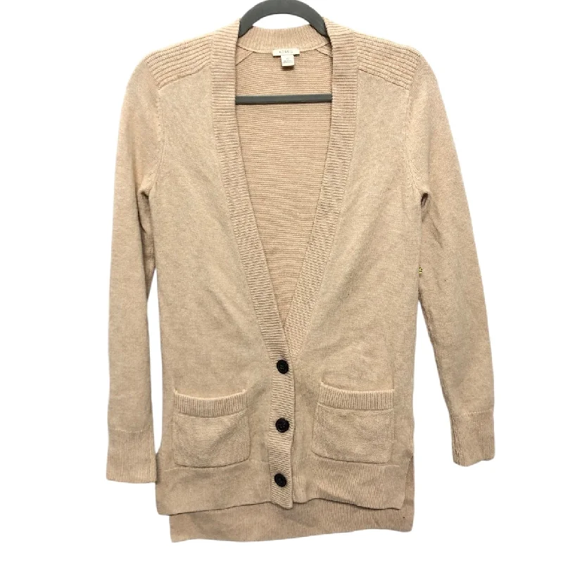 Sweater Cardigan By Fossil In Cream, Size: Xs