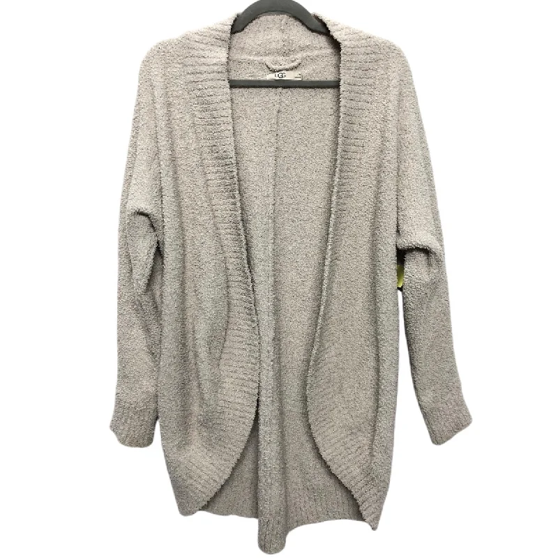 Sweater Cardigan Designer By Ugg In Beige, Size: L