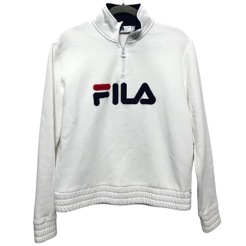 Sweatshirt Collar By Fila In White, Size:S