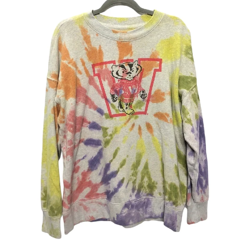 Sweatshirt Crewneck By Clothes Mentor In Multi-colored, Size: S