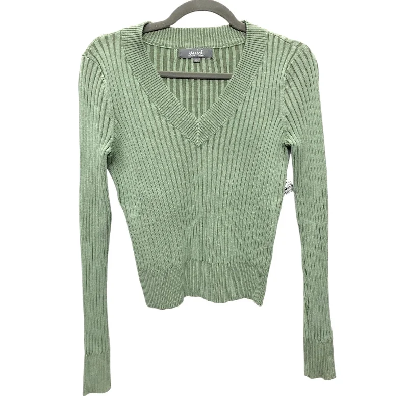 Sweatshirt Crewneck By Marled In Green, Size: Xs