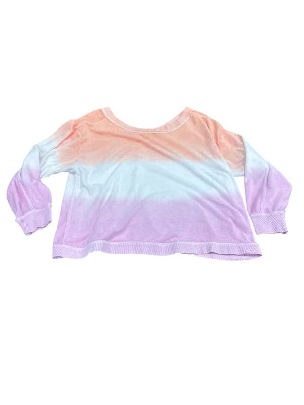 Top Long Sleeve By Clothes Mentor In Tie Dye Print, Size: 1x