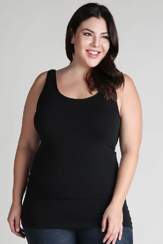 Nikibiki Black Seamless Tank Top