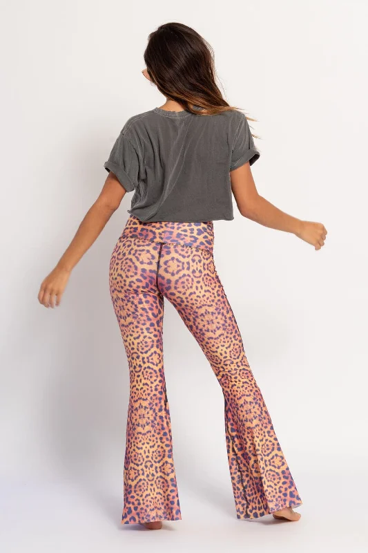 Purple Awakening Crop Bell Bottom