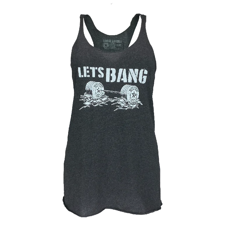 Women's Tank Top - Let's Bang - Vintage Black